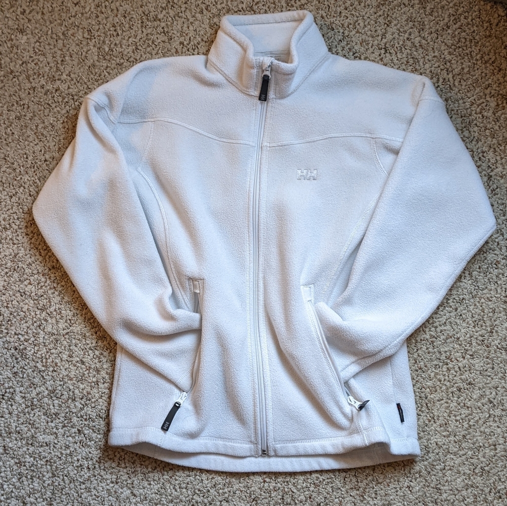 HH Helly Hansen White Fleece Jacket